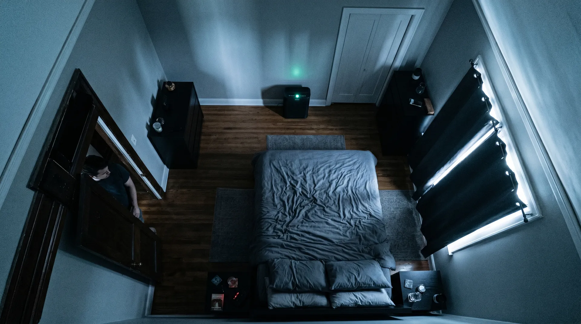 Sovrum med lämplig miljö för djupsömn - mörkt, svalt och lugnt