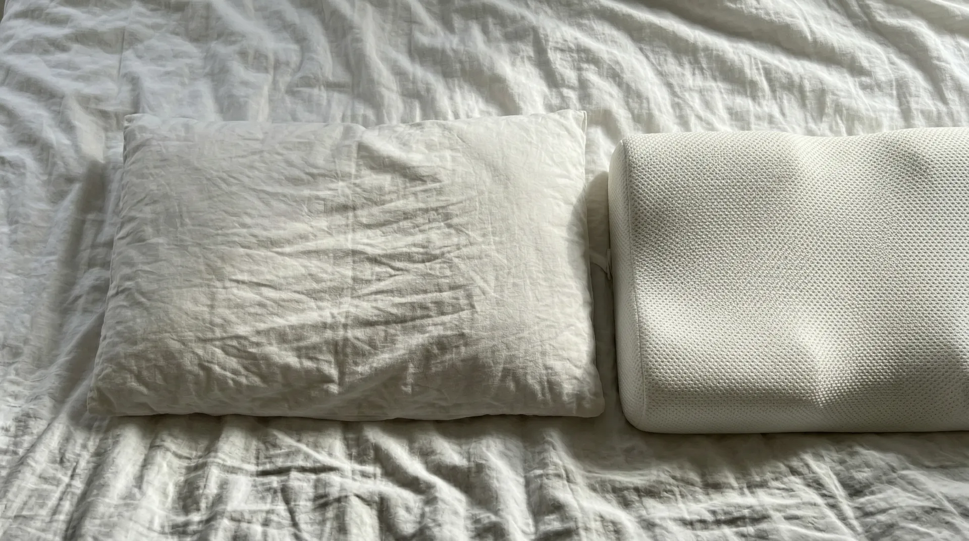 Jämförelse av kuddar för olika sovställningar